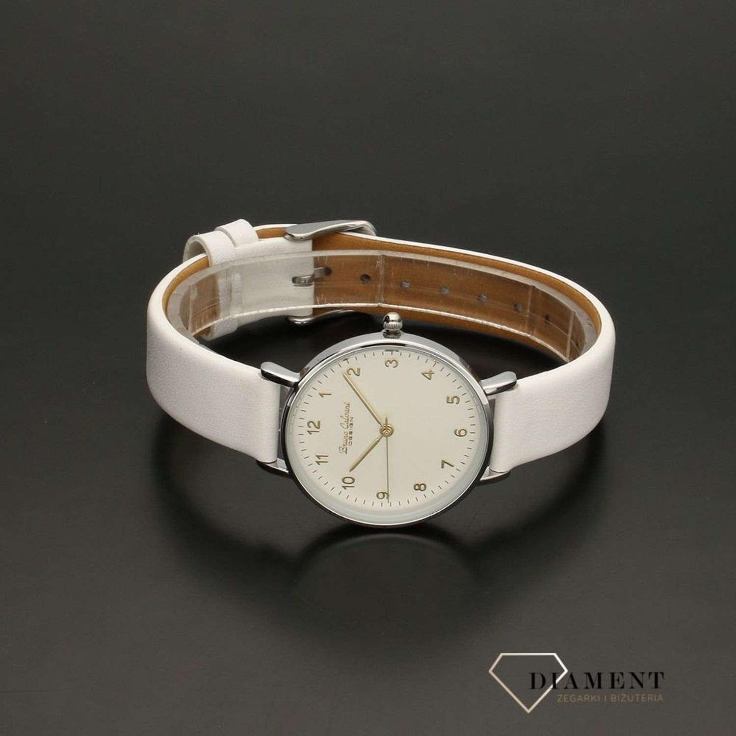 Zegarek damski Bruno Calvani BC90010 SILVER z białym paskiem (1).jpg